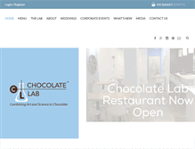 Tablet Screenshot of chocolatelabdenver.com